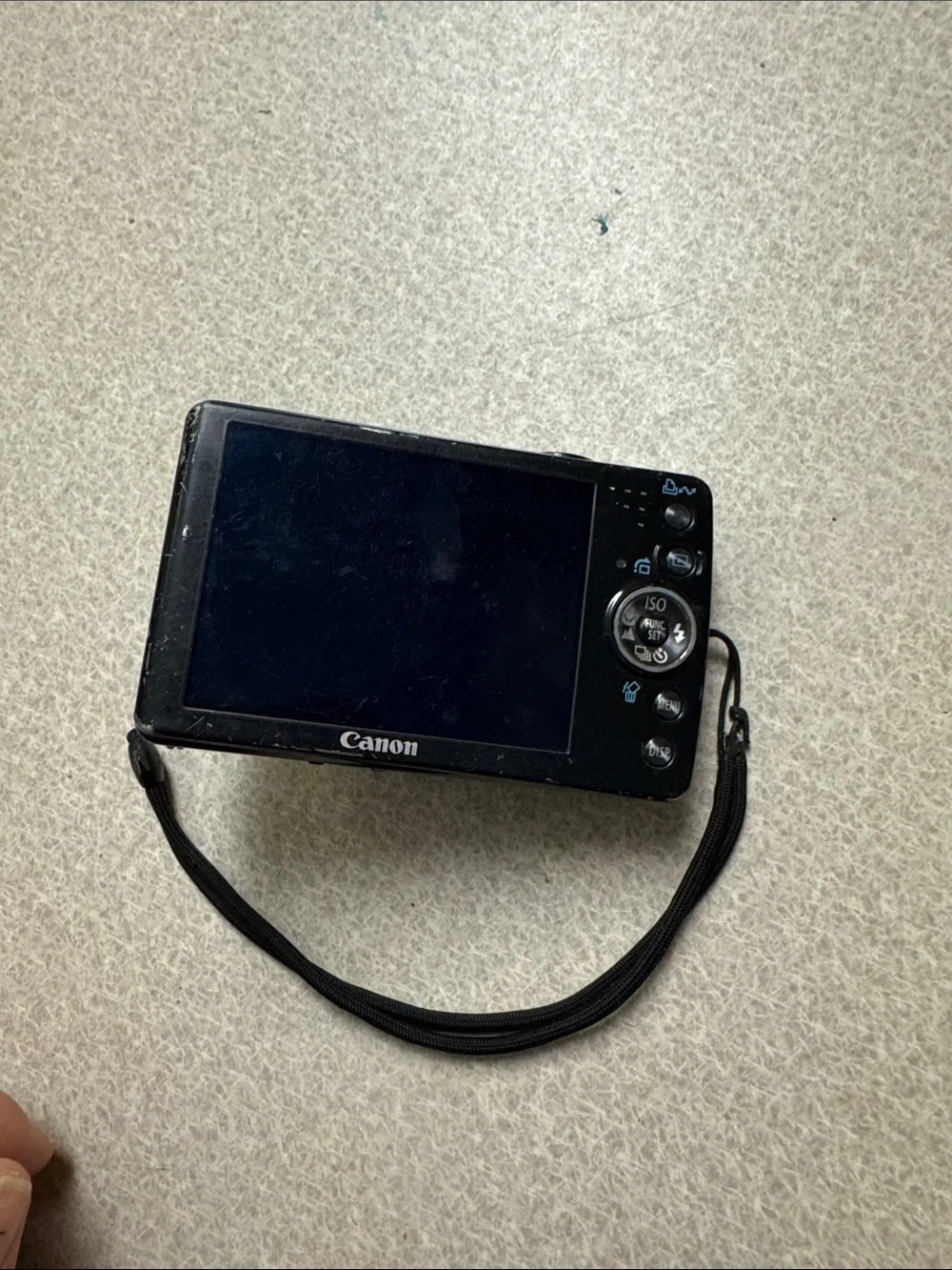 Canon Silver Compact Point-and-Shoot Digital Camera, Wrist Strap for Parts Only
